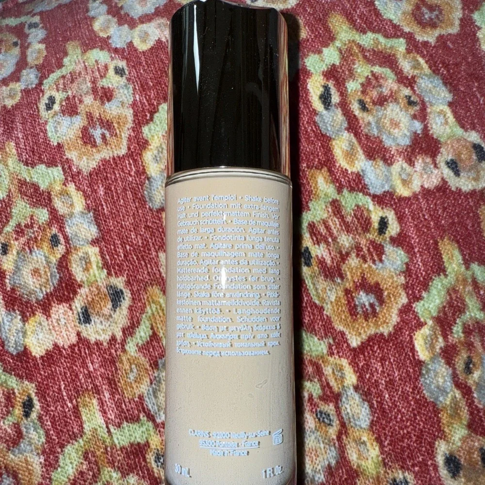Clarins Everlasting Foundation 30ml 112.7 W‎ Macchiato NIB Long Wearing Matte